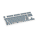 Maxbell 87 Keys DIY Wired Mechanical Keyboard Kit with Blue Switch for PC Parts White