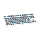 Maxbell 87 Keys DIY Wired Mechanical Keyboard Kit with Blue Switch for PC Parts White