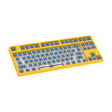 Maxbell 87 Keys DIY Wired Mechanical Keyboard Kit with Blue Switch for PC Parts Yellow