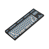 Maxbell 87 Keys DIY Wired Mechanical Keyboard Kit with Blue Switch for PC Parts Black