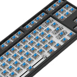 Maxbell 87 Keys DIY Wired Mechanical Keyboard Kit with Blue Switch for PC Parts Black