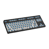 Maxbell 87 Keys DIY Wired Mechanical Keyboard Kit with Blue Switch for PC Parts Black