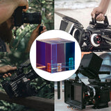 Maxbell Crystal Photography 1/4 Screw Glass Block for accessories Square