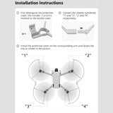 Maxbell Propeller Guard Quick Install Release Anti Collision for Mini 3 Pro
