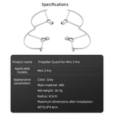 Maxbell Propeller Guard Quick Install Release Anti Collision for Mini 3 Pro