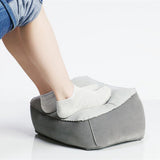 Maxbell Under Desk Footrest Ergonomic Footrest Flocked Feet Soft for office GREY
