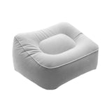 Maxbell Under Desk Footrest Ergonomic Footrest Flocked Feet Soft for office GREY