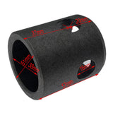 Maxbell Jack Mounting Tube Swivel Mount Fits for Trailer Jack Replacement Durable M