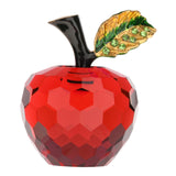 Maxbell Crystal Fruit Statue Sculptures Ornaments for Dining Room Decor red