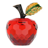 Maxbell Crystal Fruit Statue Sculptures Ornaments for Dining Room Decor red