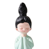 Maxbell Dancer Figurine Resin Statue Art Sculpture for Desktop Bedroom Bookshelf 2x Small