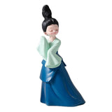 Maxbell Dancer Figurine Resin Statue Art Sculpture for Desktop Bedroom Bookshelf 2x Small