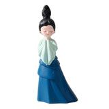 Maxbell Dancer Figurine Resin Statue Art Sculpture for Desktop Bedroom Bookshelf 2x Small
