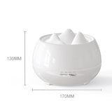 Maxbell Ultrasonic Humidifier 7 Colorful Light Essential diffuser white