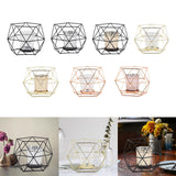 Maxbell Candle Holder Tealight Votive Candle Candle Cup Candlestick Home Living Room Black Clear