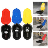 Maxbell Temporary Toilet Squatting Toilet for Worker Construction Site Use Red