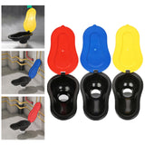 Maxbell Temporary Toilet Squatting Toilet for Worker Construction Site Use Red