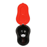 Maxbell Temporary Toilet Squatting Toilet for Worker Construction Site Use Red