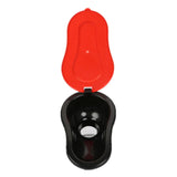 Maxbell Temporary Toilet Squatting Toilet for Worker Construction Site Use Red
