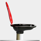 Maxbell Temporary Toilet Squatting Toilet for Worker Construction Site Use Red