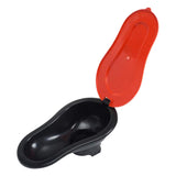 Maxbell Temporary Toilet Squatting Toilet for Worker Construction Site Use Red