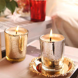 Maxbell Candle Holder Tealight Votive Candle Candle Cup Candlestick Home Living Room Black Gold Star