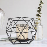 Maxbell Candle Holder Tealight Votive Candle Candle Cup Candlestick Home Living Room Black Gold Star