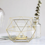 Maxbell Candle Holder Tealight Votive Candle Candle Cup Candlestick Home Living Room Gold Clear