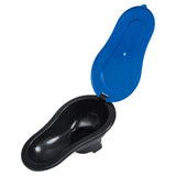 Maxbell Temporary Toilet Squatting Toilet for Worker Construction Site Use Blue