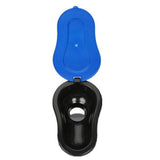 Maxbell Temporary Toilet Squatting Toilet for Worker Construction Site Use Blue