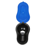 Maxbell Temporary Toilet Squatting Toilet for Worker Construction Site Use Blue