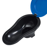 Maxbell Temporary Toilet Squatting Toilet for Worker Construction Site Use Blue