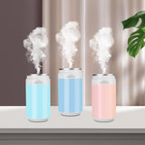 Maxbell Portable Air Humidifier Flame USB Mist Maker Car Diffuser for Vehicle Pink