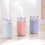 Maxbell Portable Air Humidifier Flame USB Mist Maker Car Diffuser for Vehicle Pink