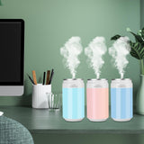 Maxbell Portable Air Humidifier Flame USB Mist Maker Car Diffuser for Vehicle Pink
