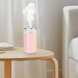 Maxbell Portable Air Humidifier Flame USB Mist Maker Car Diffuser for Vehicle Pink