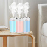 Maxbell Portable Air Humidifier Flame USB Mist Maker Car Diffuser for Vehicle Pink
