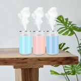 Maxbell Portable Air Humidifier Flame USB Mist Maker Car Diffuser for Vehicle Pink