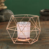 Maxbell Candle Holder Tealight Votive Candle Candle Cup Candlestick Home Living Room Rose Gold Rose Star