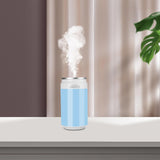 Maxbell Portable Air Humidifier Flame USB Mist Maker Car Diffuser for Vehicle Blue