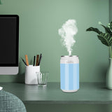 Maxbell Portable Air Humidifier Flame USB Mist Maker Car Diffuser for Vehicle Blue