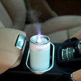 Maxbell Portable Air Humidifier Flame USB Mist Maker Car Diffuser for Vehicle Green