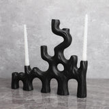 Maxbell Candle Holder Tea Light Holder for Party Events Christmas Table Centerpieces Black