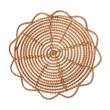 Maxbell Wall Basket Decor Bowl Mats Coasters Round for Farmhouse Room Decoration Flower 33cm