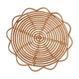Maxbell Wall Basket Decor Bowl Mats Coasters Round for Farmhouse Room Decoration Flower 33cm