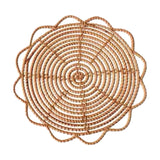 Maxbell Wall Basket Decor Bowl Mats Coasters Round for Farmhouse Room Decoration Flower 33cm