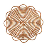 Maxbell Wall Basket Decor Bowl Mats Coasters Round for Farmhouse Room Decoration Flower 33cm