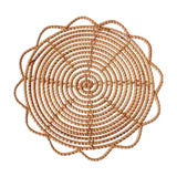 Maxbell Wall Basket Decor Bowl Mats Coasters Round for Farmhouse Room Decoration Flower 33cm