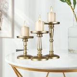 Maxbell 3x Metal Candle Holder Candle Stands Candelabra for Dining Party Decoration