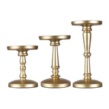 Maxbell 3x Metal Candle Holder Candle Stands Candelabra for Dining Party Decoration